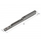 J6 FURNITURE FITTING SET FOR SLIDING DOOR CABINET SLIDING DOORS m.006 / 50kg